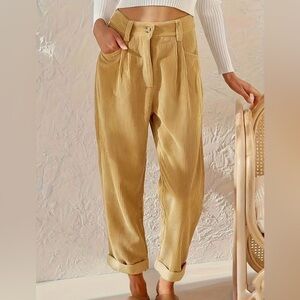 Stylish Women's Corduroy Trousers